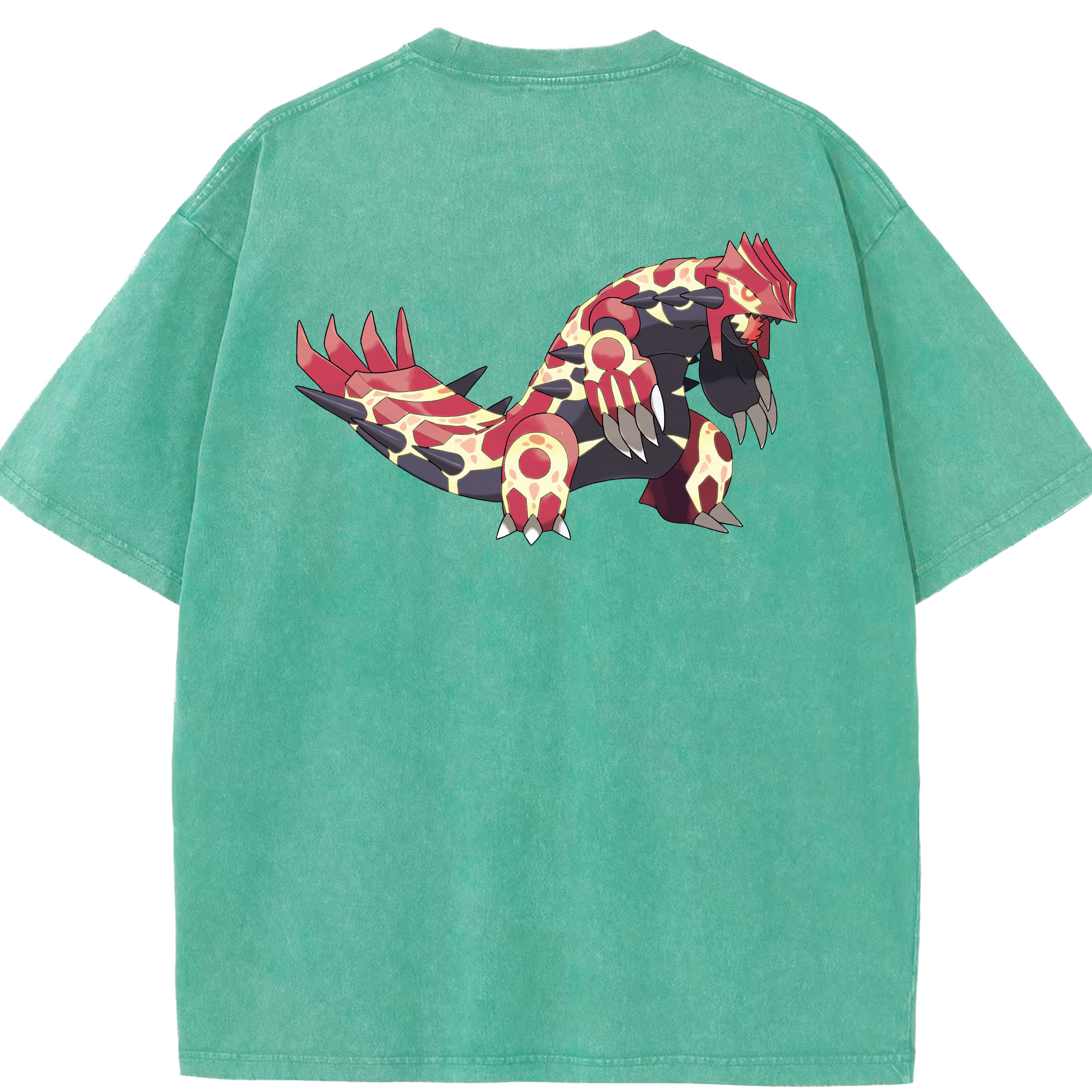 （画像用） ポケットモンスター Pokémon 綿100% ヴィンテージ風 半袖Tシャツ（背面プリント）